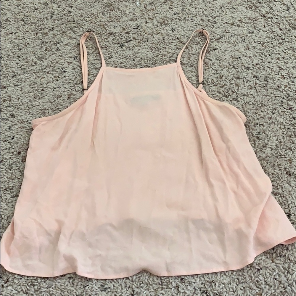 Pacsun Pink Crop Tank Top S